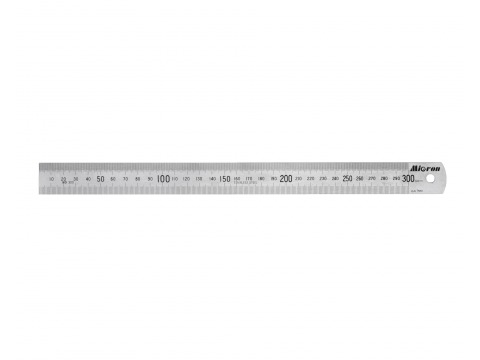 Линейка измерительная металлическая МИКРОН 300×25.4мм